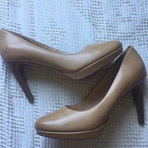 Tan leather cole Haan pumps